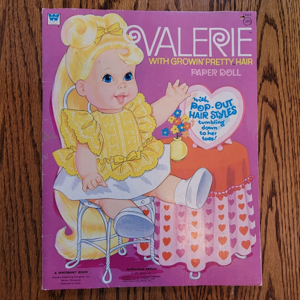 Vintage & Unused Valerie Paper Dolls ~ Mattel ~ 1971 ~ Retro! Crafts ~ Scrapbook
